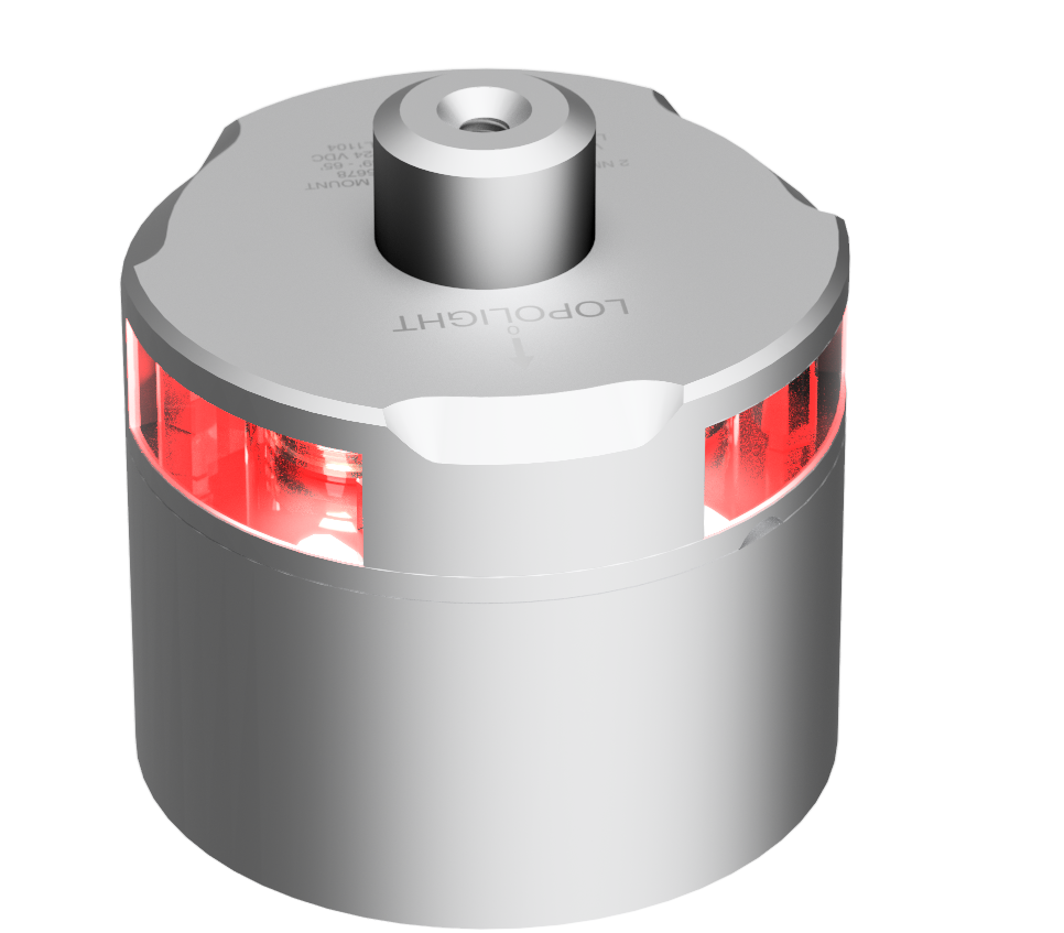 3nm 360° Red w/ Windex mount & light